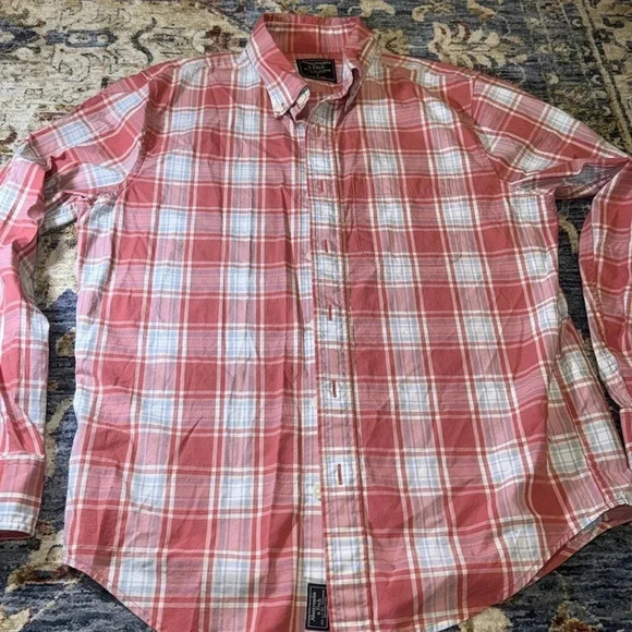 A&F abercrombie & fitch long sleeve button down dress shirt size small men - Picture 1 of 8